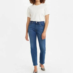 Levi's Womens Size 25 501 Original Fit Medium Wash Jeans